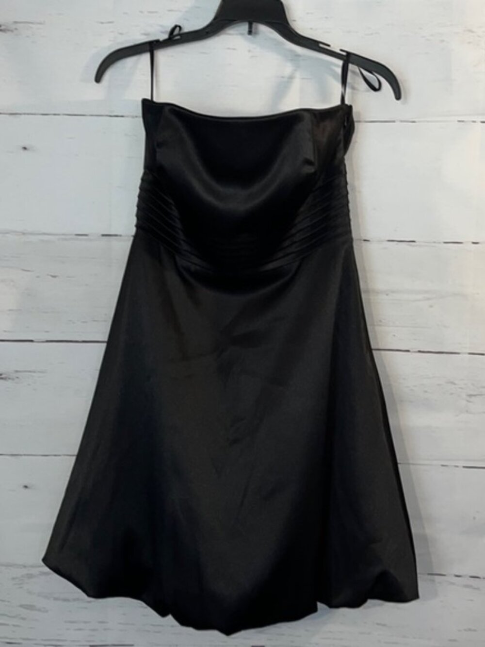 White House Black Market Strapless Little Black Dress sz 2